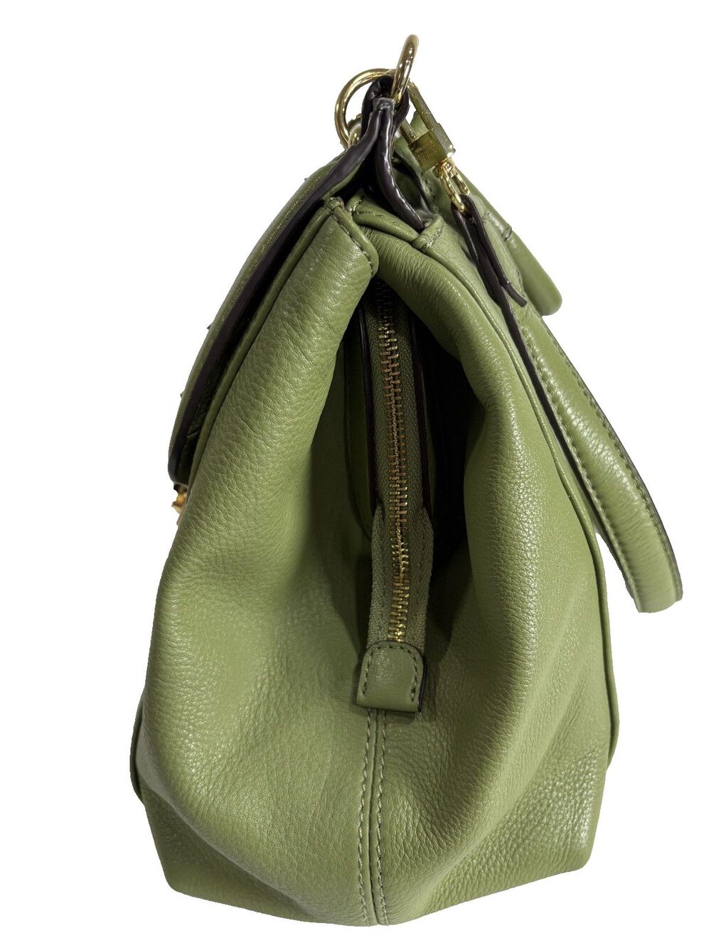 Aimee Kestenberg All For Love Shoulder Bag Green / Olive Leather Handbag - Picture 6 of 16